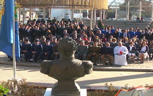 En Plaza de Armas de Colina se conmemora el natalicio de Bernardo O´higgins