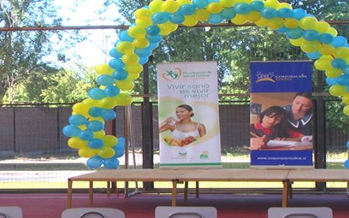 En el Liceo La Puerta de Colina se realiza actividad para mejorar la salud y bienestar de estudiantes