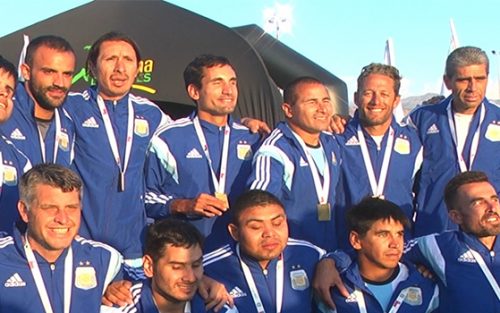 Colina fue sede de la Copa América de Fútbol para personas no videntes