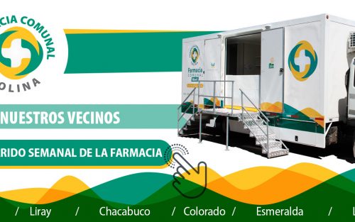 Nueva Farmacia Comunal Móvil de Colina llegará a sectores más alejados de la comuna