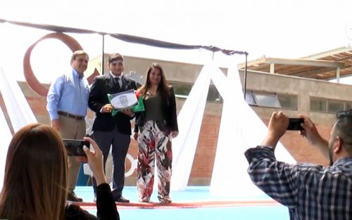 Egresado del Liceo Peldehue obtuvo beca para estudiar en la Universidad Católica