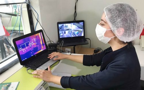 Colina implementa cámara termográfica que permite detectar fiebre en pacientes de forma instantánea