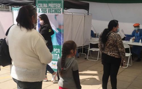 En Colina personal de salud continúa realizando operativos de toma de muestras PCR