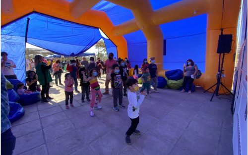 Miles de niños y niñas disfrutaron del día de la niñez en Colina