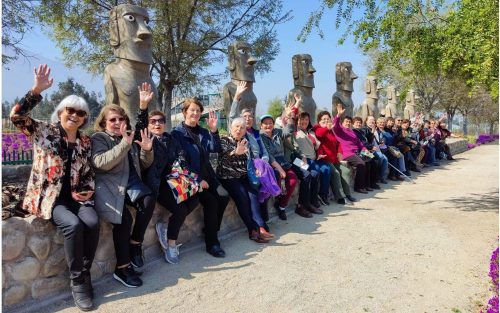 Adultos mayores del CDIAM visitaron el Centro Ceremonial de Pueblos Originarios