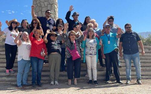 Talleres del Centro día del adulto mayor visitaron el monumento a la batalla de Chacabuco