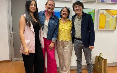 Puntajes nacionales desayunaron con alcaldesa de Colina