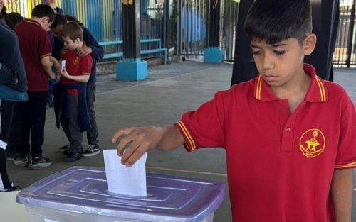 Los niños toman la voz: elecciones 2025 en la Escuela Ernesto Soto Negrete