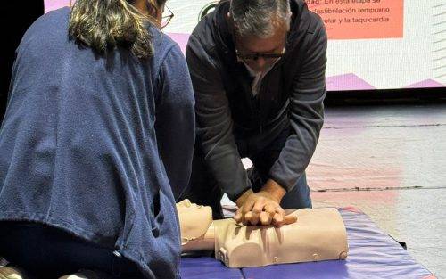 ADULTOS MAYORES DE CDIAM RECIBIERON CAPACITACIÓN EN PRIMEROS AUXILIOS