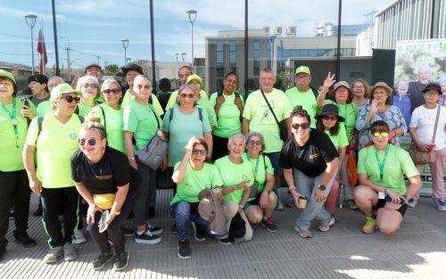 Caminata por un Envejecimiento Activo y Saludable: Personas mayores vivieron una jornada llena de energía