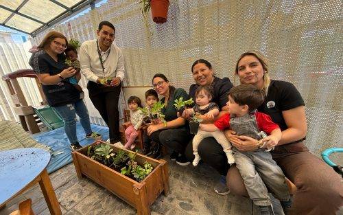 VIVE TU HUERTA ESCOLAR LLEGÓ A LA SALA CUNA Y JARDÍN INFANTIL ARCA DE NOÉ